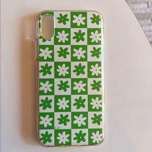 Studio KJP Celeste green daisy flower iPhone case